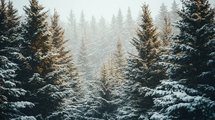 Background snowflakes